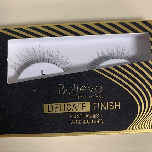 Believe Beauty Delicate Finish Lashes Glue set Discontinued Faux Black Eyelashes - Picture 5 of 6